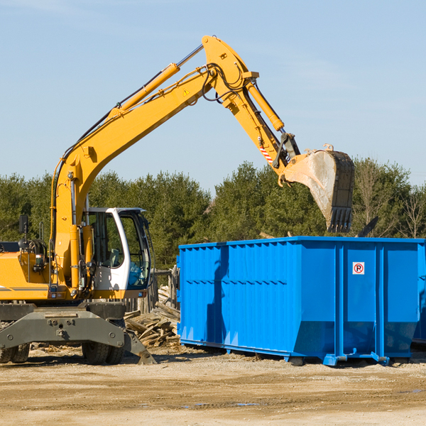 what happens if the residential dumpster is damaged or stolen during rental in Emma Illinois